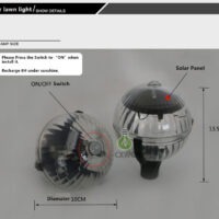 LED Solar Gartenkugel